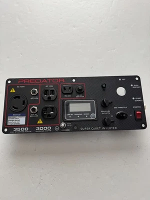 Predator 3500 - 3000/3500W Inverter Generator/ Electric Start Control Panel - Image 1 of 4
