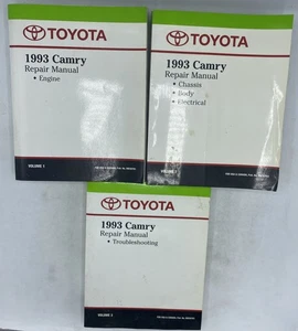 1993 OEM Toyota Camry Repair Manuals Books Volumes 1-3 USED Excellent Condition - Picture 1 of 21