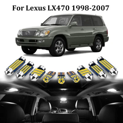 17x White LED Interior Light Kit for Lexus LX470 1998-2007 Toyota Land Cruiser - Image 1 of 4