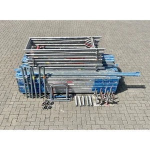 gebrauchtes Gerüst Aluminium 123 m² Plettac Vollalubelag 3,00m Feldlänge Gerüste - Bild 1 von 2