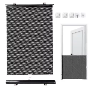 Pet Dog Cat Baby Safety Gate Mesh Fence Retractable Guard Indoor Home Kitchen - Picture 1 of 12