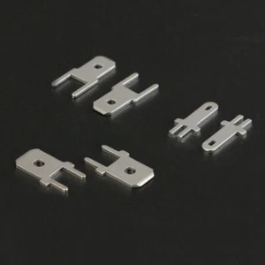 Conector de engarce terminal de pala macho sin aislamiento de 2,8/4,8/6,3 mm PCB 0,8 mm de espesor - Imagen 1 de 8