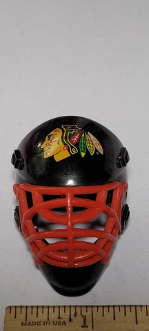 Chicago Blackhawks Franklin Miniature Hockey Helmet NHL Mask Rare Central Divisi Cover
