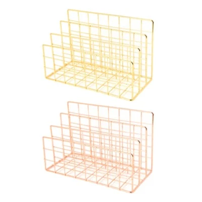 Multi Color Bookshelf Office Shelves Metal Rack Multi-Layer File Sorter for Teac - Image 1 of 4