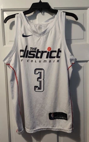 Nike NBA Washington Wizards #3 Bradley Beal Jersey City Edition Adult Sz 48 Cover