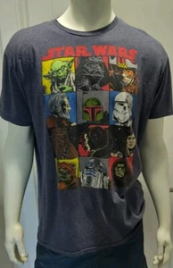 Camiseta Personajes Star Wars, Azul, Hombre Talla Extra Grande - Imagen 1 de 5
