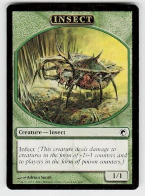 Scars of Mirrodin #4 Insect Token - Image 1 of 2