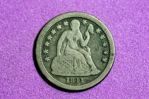 ESTATE FIND 1841 O Seated Liberty Dime #M8885 - Picture 1 of 2