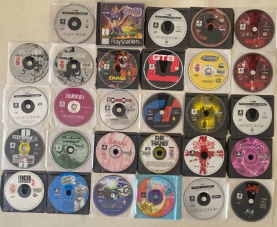 PS1 games inventory/vendor - acceptable to good condition pick a game. - Image 1 of 2