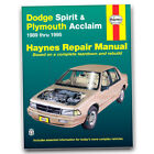 Haynes Repair Manual for 1989-1995 Dodge Spirit - Shop Service Garage Book hl