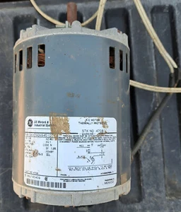 GE General Electric Motors 5KH39QN9401DT A-C Motor 1/2 HP 60Hz 115V 1PH  - Picture 1 of 7