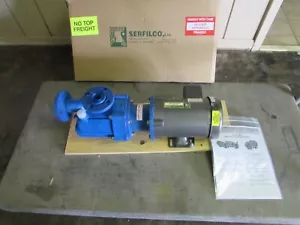 SERFILCO P-51-2422-JF , FIBER PUMP &MOTOR, 1" ,3ph, 230/460 Volt, 0.75hp, NEW! - Picture 1 of 7