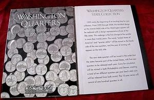 INCOMPLETE WASHINGTON QUARTERS STATE COLLECTION VOLUME I 1999-2003 ALBUM - Picture 1 of 7
