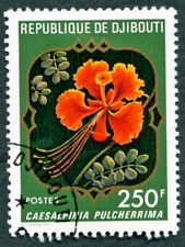 DJIBOUTI 1978 250f SG736 used FG Flowers Caesalpina pulcherrima a ##W29