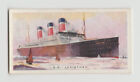 Carte Impériale Tobacco Navires Marchands du Monde 1924 #38 SS Leviathan