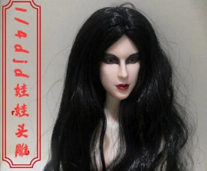 GLF 1:4 Scale Catwoman Head Sculpt Carving For 18'' Female Action Figure Body - Picture 1 of 12