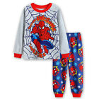 2023 Jungen Schlafanzug Pyjama Pajamas Spiderman Nachtwäsche Loungewear 92-122!♤