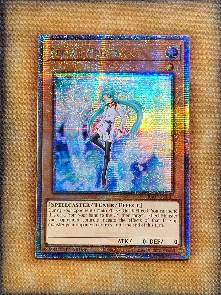 Yugioh Effect Veiler RA01-EN003 Quarter Century Rare 1st Ed NM - Image 1 of 1