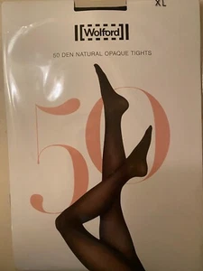 Wolford 50 DEN Natural Opaque Tights (Brand New) - Picture 1 of 12