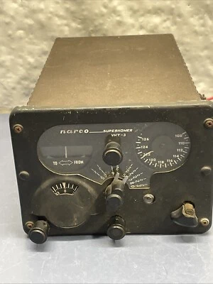 NARCO, VHT-3 Superhomer, Nav-Com Transceiver PARTS ONLY - Image 1 of 4