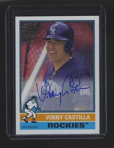 Vinnie Castilla Signed 2015 Topps Archives Fan Favorites On Card Auto Autograph - Picture 1 of 2