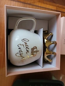 NEU Luxe England Queen of Everything Crown Becher 12oz - Bild 1 von 5