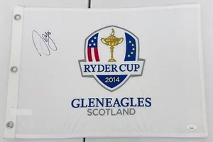 SERGIO GARCIA signed auto autographed 2014 Ryder Cup Flag JSA - Picture 1 of 2