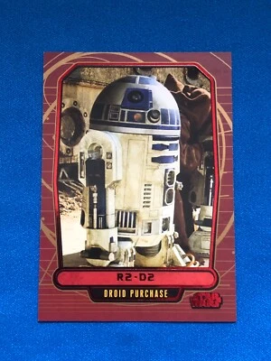 2013 Topps Star Wars Galactic Files Series 2 Red Foil #460 R2-D2 4/35 - Image 1 of 4