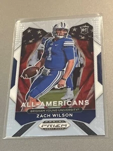 2021 Prizm Draft Picks Zach Wilson All-Americans Rookie NM - Picture 1 of 1