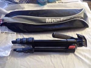 Manfrotto Digi 718SHB Tripod aluminum legs lightweight with case - Picture 1 of 8