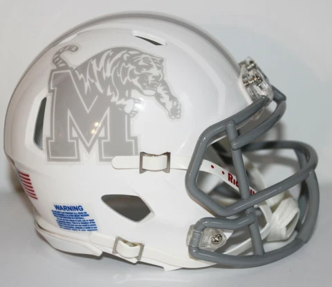 2018 Memphis Tigers Custom Riddell Mini Helmet vs Wake Forest Cover