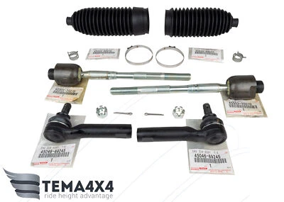 Juego de extremos de barra de amarre de dirección original OEM para TOYOTA 4Runner FJ Cruiser Foto 1 de 2