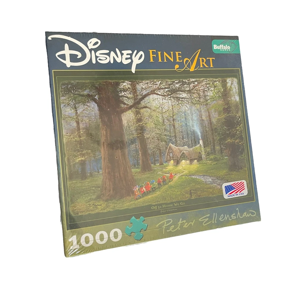 Disney Fine Art Puzzle 1000pc Snow White off to Home We Go Peter Ellenshaw