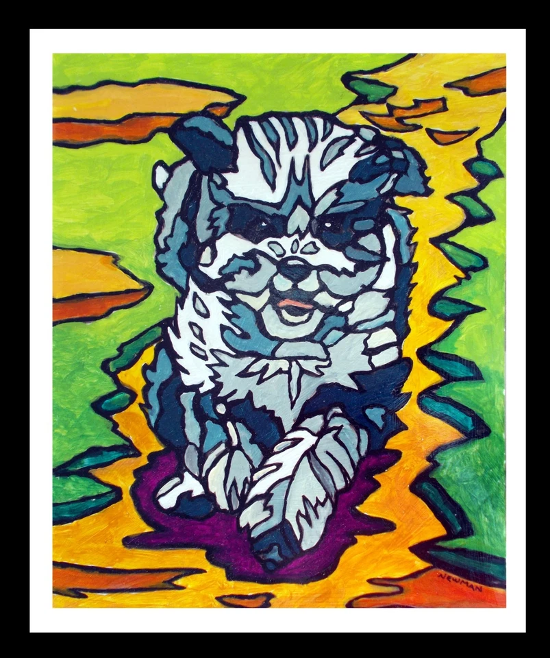 Cachorro de correr, pintura acrílica sobre núcleo de espuma, M. Newman Foto 1 de 1