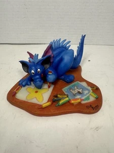 Blue Drawing Dragon - Picture 1 of 5