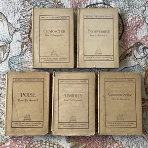 Mental Efficiency Series 5-Book Set 1916 - Foto 1 di 12