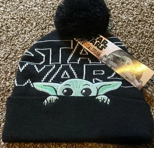 DISNEY STAR WARS THE MANDALORIAN BEANIE HAT: YOUTH: ONE SIZE - Picture 1 of 4
