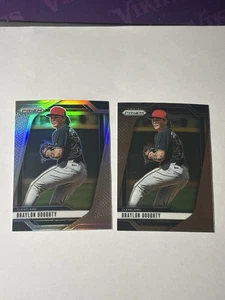 Braylon Doughty 2025 Panini Prizm 2 Card Lot With Silver Prizm #116 Guardians - Bild 1 von 2