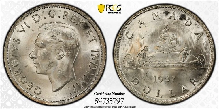 1937 Canada Silver Dollar for sale | eBay