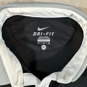 Polo de golf Nike Dri-Fit XL elegante para hombre negro/gris/blanco - Imagen 1 de 6