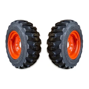 Pair (2) 10-16.5 SKS-1 6 lug Tires/Rims/Wheels for Kubota Tractor & more-10X16.5 - Picture 1 of 3