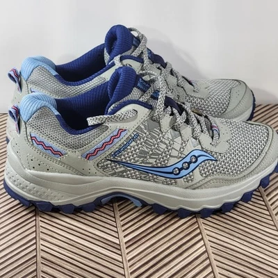 Zapatillas de trail running Saucony Excursion TR gris/azul para mujer talla 6 Foto 1 de 4