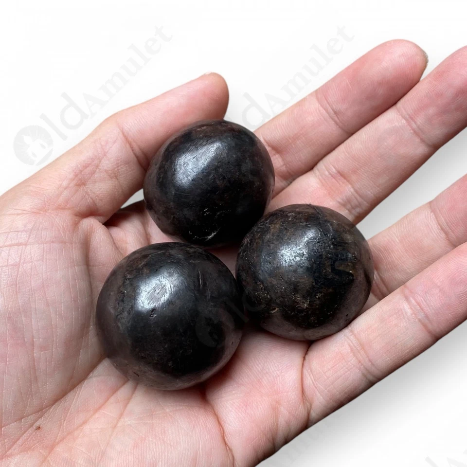 X3 Piedra Leklai Cruda Roca FORMA BOLA Amuleto Tailandés Natural Magia Sanación Meditación Foto 1 de 4