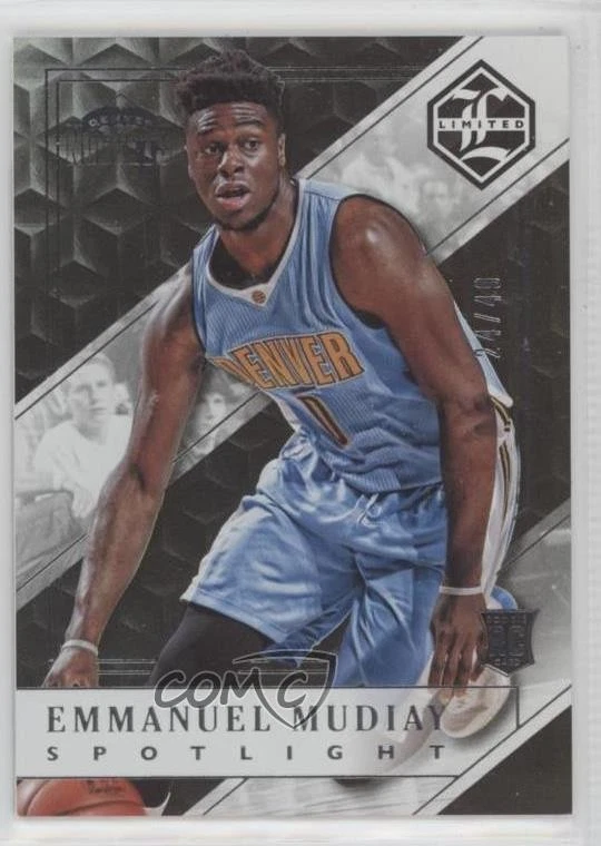 2015-16 Panini Limited Spotlight Silver /49 Emmanuel Mudiay #197 Rookie RC - Image 1 of 2