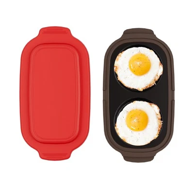 Hervidor de huevos para microondas, cazador furtivo de huevos para microondas | Cocina y freidora para desayuno... Foto 1 de 4