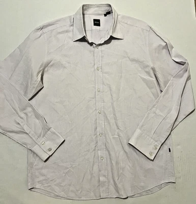 Boss by Hugo Boss Regular Fit Breathable Casual Button Up Shirt Men’s US Size XL - Image 1 of 4