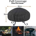 Outdoor Black Fire Cover Waterproof and UV Protective for Terrace Grill BBQ