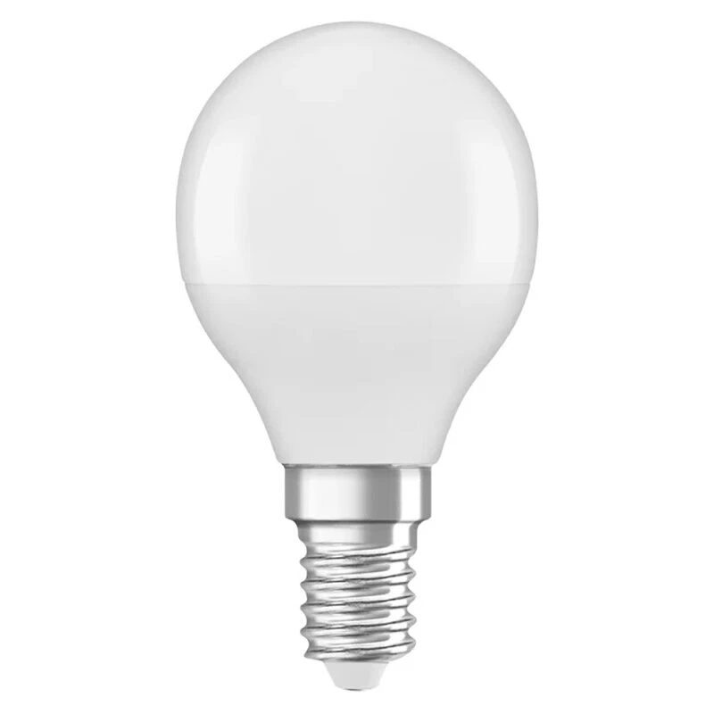 Osram LED Antibacterial 4.9W=40W Golf Ball 45mm SES/E14 Cool White 4000K - Image 1 of 1