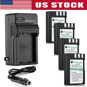 Battery/ Charger for Nikon EN-EL9D40X D40 D60 D5000 D3000 S6400 EL9a MH-23ENEL9