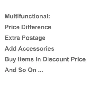 Add Accessories & Extra Postage & Price Difference & Buy Items In Discount Price - Picture 1 of 3